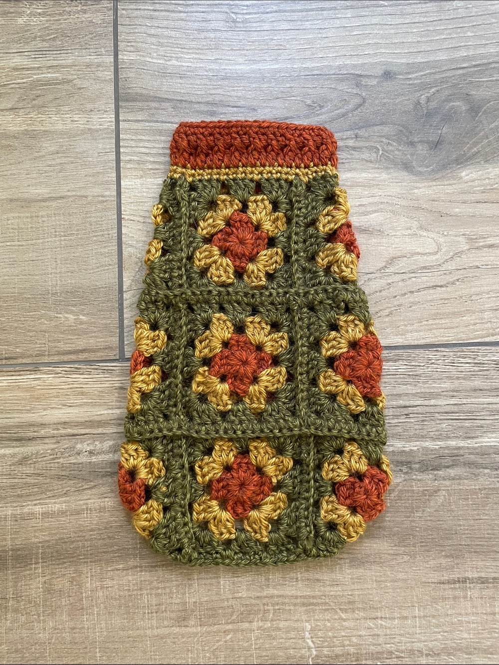 Dog Sweater Hand Crochet Extra Small Breeds Maltese, Yorkie, Chihuahua